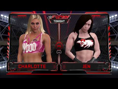 WWE2K17 Universe Mode:  Jen's Career Pt1: Vs The Champ
