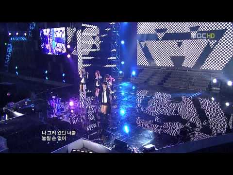 111231 Now Sistar & T-ara Hyomin Soyeon MBC Gayo Daejun