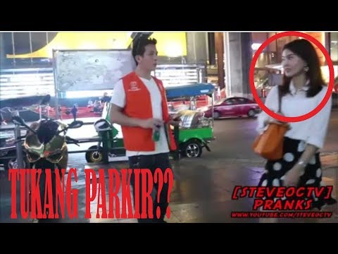 PRANK CEWEK MATRE? AWALNYA DIKIRAIN TUKANG PARKIR!! (Gold Digger Prank)