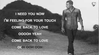 Jay Sean Back To Love (Aaja Re) - HINDI