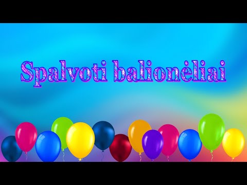 Lengva kūno perkusija  "Spalvoti balionėliai"