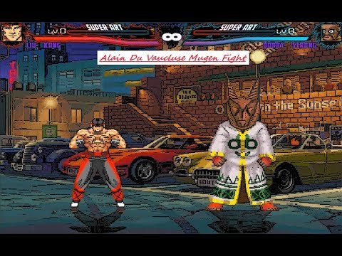 Mugen : Liu Kang (Mortal Kombat) Vs Bobby Strong (Power Instinct) (My Battle)