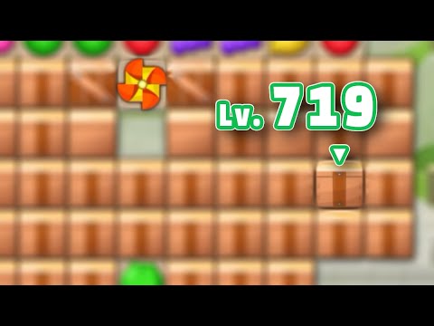 ※フルーツ5種【トロパズル】レベル719「トロとパズル」クリア動画