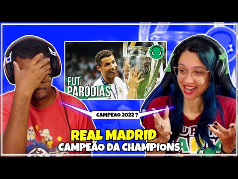 REAL MADRID CAMPEÃO DA CHAMPIONS | Paródia Suíte 14 - Henrique & Diego ft. Mc Guimê - REACT EM CASAL