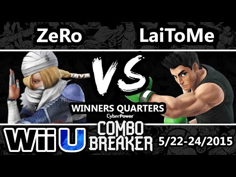 Combo Breaker - ZeRo (Sheik) Vs. LaiToMe (Little Mac) SSB4 Winners Quarters - Smash Wii U - Smash 4