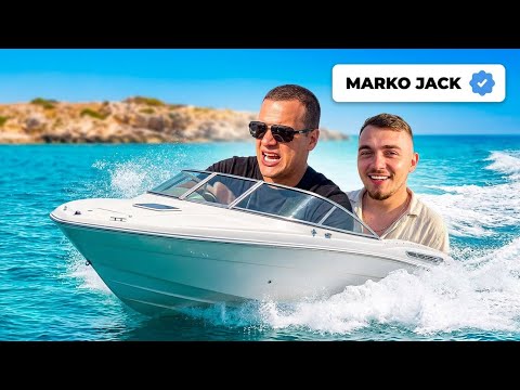 IZNENADIO SAM MARKA JACKA JAHTOM NA OSTRVU! *milionerski*