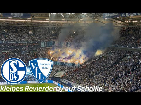 FC Schalke 04 - VfL Bochum | Mega Choreo, große Pyroshow & S04 dreht packendes Derby auf Schalke