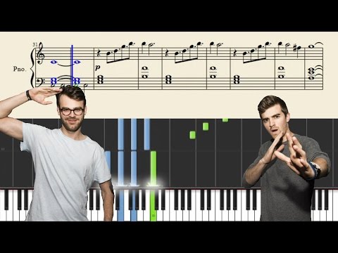 The Chainsmokers - All We Know - Piano Tutorial + SHEETS