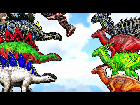 Team Stego VS Team Parasaur | ARK Mod Battle Ep.193