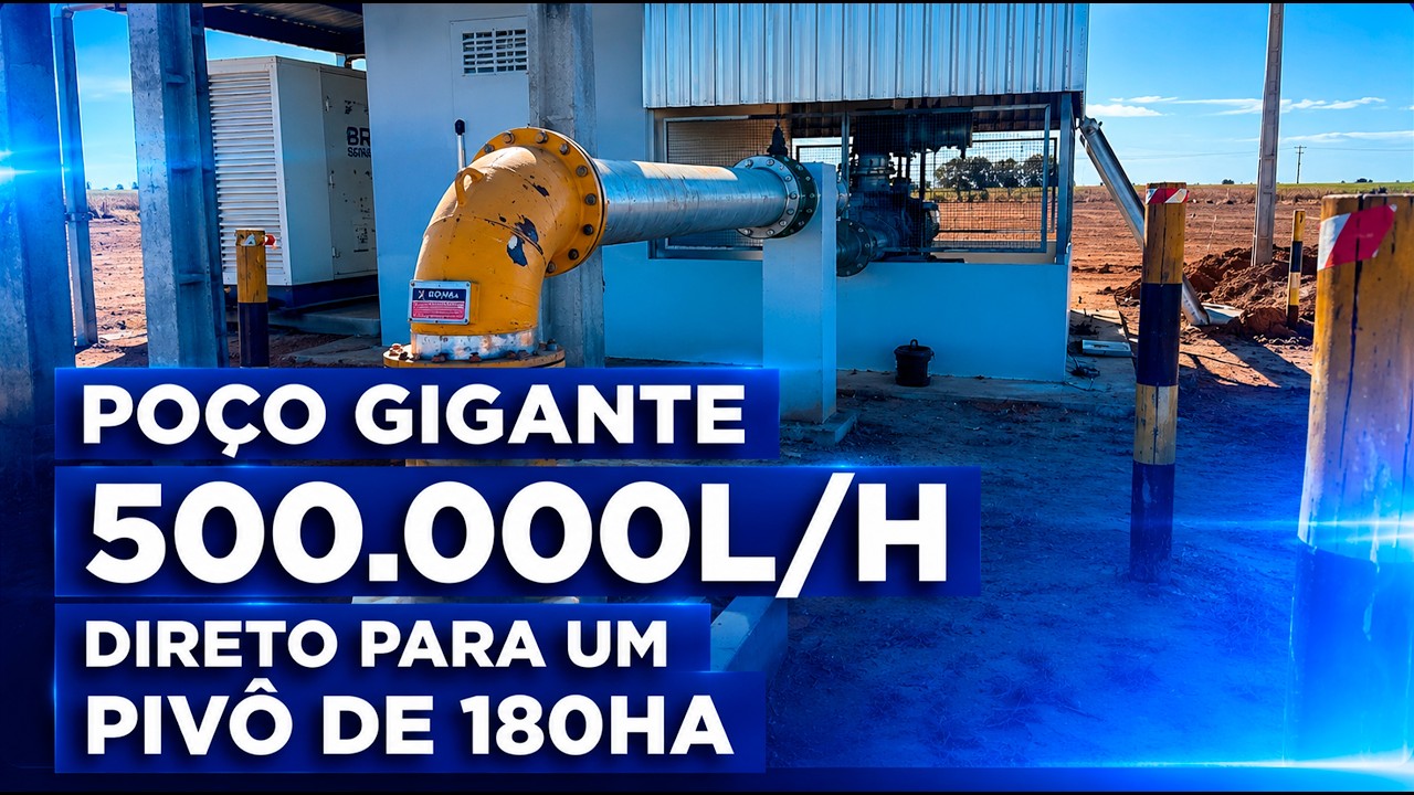 POÇO E PIVÔ GIGANTE NO PROJETO BRSENSE