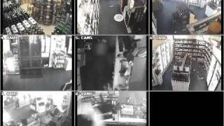 preview picture of video 'CCTV footage of Christchurch earthquake as felt in Timaru'