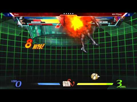 UMVC3 @ Civil War 5 Semis - RyRy (Mag/Morri/Doom) vs PZPoy (Zero/Doom/Phx)