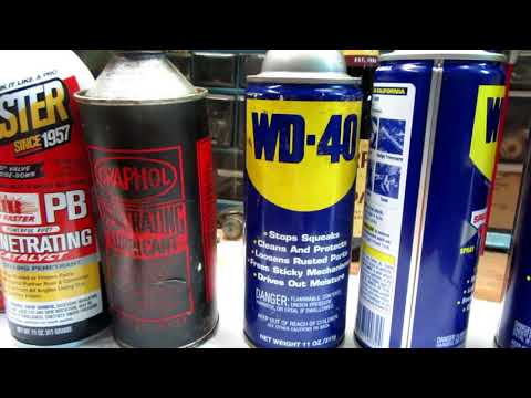 RUST PENETRANTS , WD 40 ,LIQUID WRENCH, RONS BEERS & TOOLS, # 354