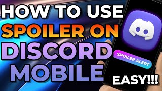 How To Use Spoiler On Discord Mobile 2023