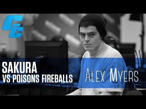Alex Myers in Training Mode: "SAKURA vs POISON'S FIREBALLS" @alexmyerssf4