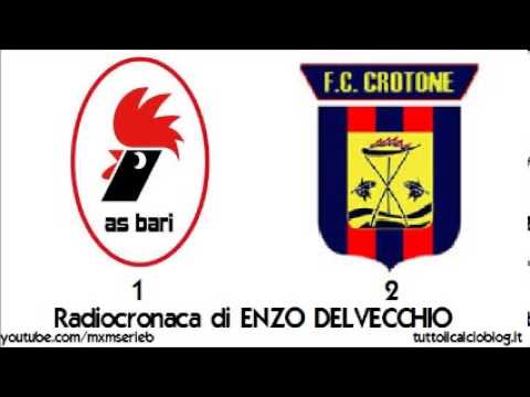 Bari-Crotone 1-2 - Radiocronaca di Enzo Delvecchio (13/10/2013) da Radiouno RAI