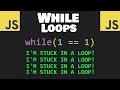 Learn JavaScript WHILE LOOPS in 8 minutes! 🔁