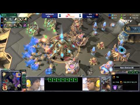 [0528] sOs(Woongjin) vs hyvaa(STX) PvZ 4SET Naro Station SE -Starcraft2,esportstv,SPL