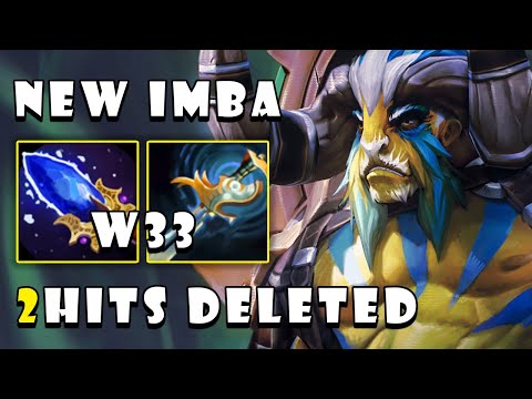 This Is How Pro w33.haa Plays Elder Titan Mid - I Love Your Pick Meepo - 2Hits Deleted | Dota 2 7.24