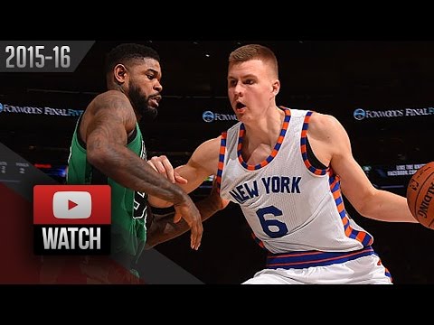 Kristaps Porzingis Full Highlights vs Celtics (2016.01.12) - 26 Pts, SICK Shooting!