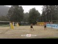 Super Rainy Beach Volleyball In Austria