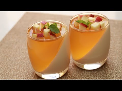 Apple Panna Cotta│Easy Panna Cotta Recipe│Panna Cotta│Cool Dessert│Panna Cotta