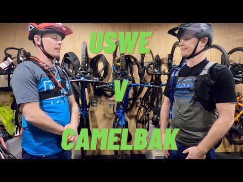 Best hydration pack for mountain biking? 2024. USWE Outlander 2 v Camelbak Chase vest review.