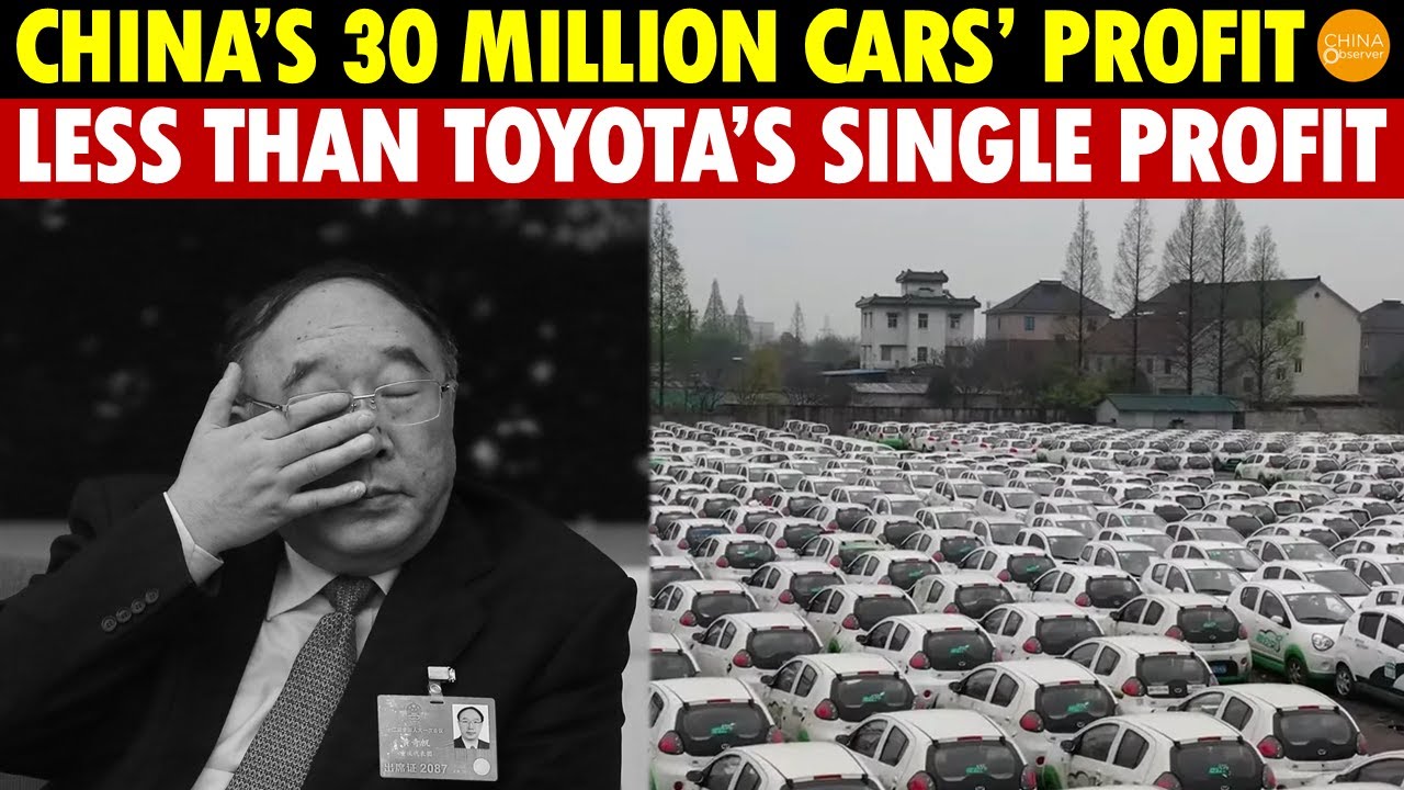 Top CCP Official Reveals China’s 30 Million Car Profits Are Less Than Toyota’s Single Profit