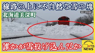 [外鐵] 日本鐵道迷為了攝影將雪堆積在鐵軌上