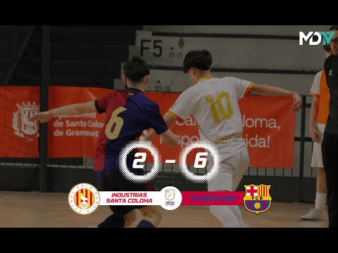 INDUSTRIAS vs FC BARCELONA - CADETE DIVISIÓN DE HONOR FUTSAL FCF - JORNADA 17