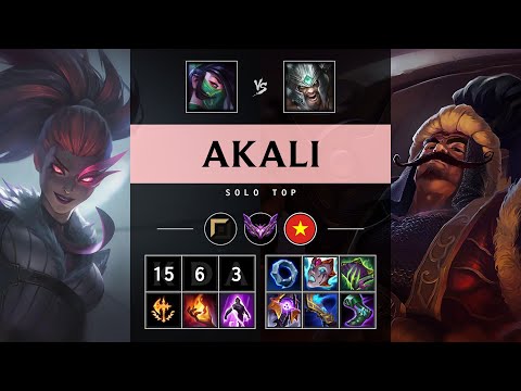 Akali Top vs Tryndamere - VN Master Patch 25.11