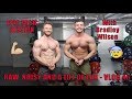 RAW, NOISY AND A LOT OF FUN ft BRADLEY WILSON - Epic Push Day and Cheat Meal - VLOG 46