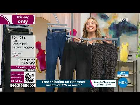 HUE Reversible Denim Legging