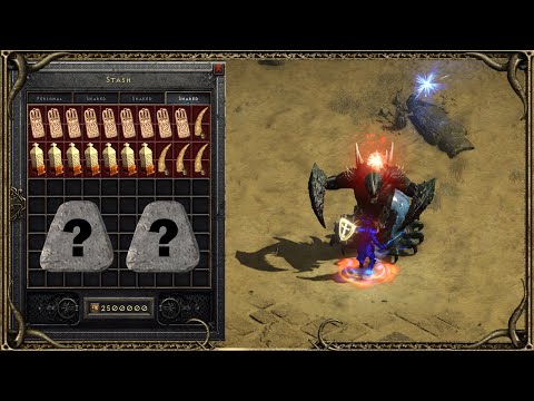 Identifying 20 Single Player Torches - Diablo 2 Resurrected