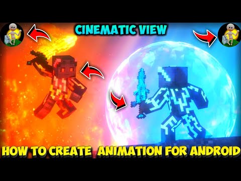 How to create animation in Minecraft in Android like @SquaredMediaAnimations