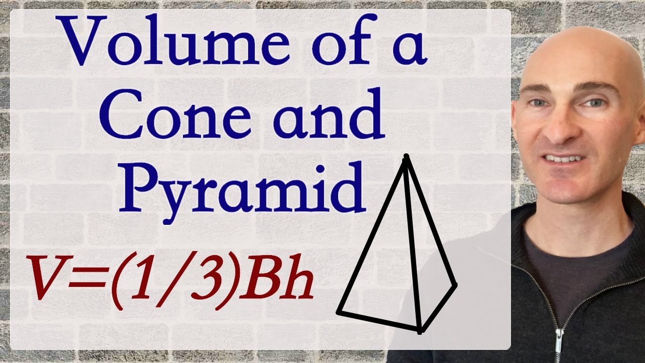 Volume of a Cone and Pyramid - How to Find (Formula)