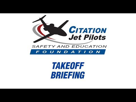 CJP Safety Foundation  - TAKEOFF BRIEFING
