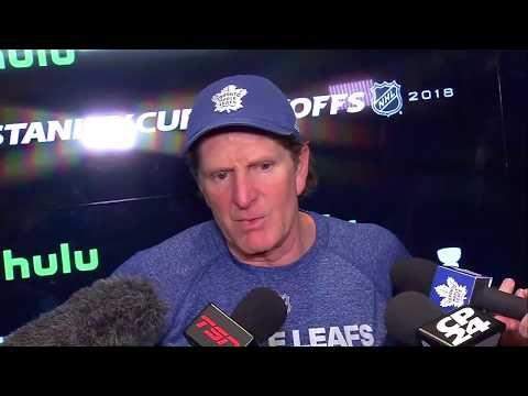 Maple Leafs Practice: Mike Babcock - April 10, 2018