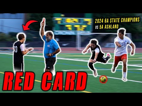 *RED CARD* 2024 6A STATE CAHMPIONS VS 5A ASHLAND | HIGH SCHOOL SOCCER HIGHLIGHTS