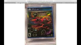 Rocket League Holographic $100k Rocket League Ultimate Edition PS4 Brand New Sealed ebay #picclick