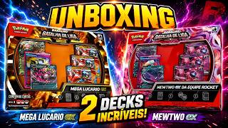 Pokémon - Dois Decks Incríveis Lucário e Mew Two