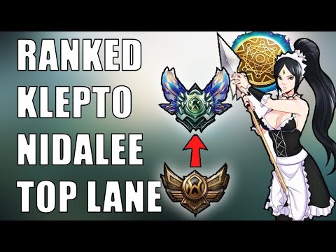 RANKED KLEPTOMANCY NIDALEE TOP LANE! Unranked to Diamond | Gameplay Commentary | League of Legends