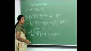 Mod-01 Lec-32 Central Potential: The Radial Equation