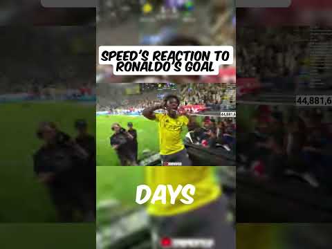 Реакция Спида на гол Роналду в ворота «Аль-Фатех» #alnassr #sui #ishowspeed