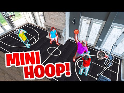 House 2 Vs 2 Mini Hoop Basketball *Broken Court*
