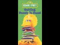 Sesame Street Getting Ready To Read 1996 VHS Full Screen