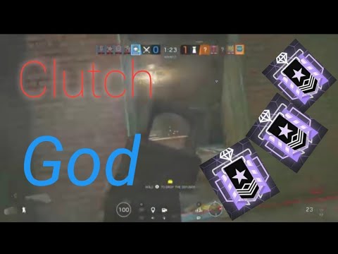 Clutch after clutch - Rainbow Six Siege (5 man spawnpeek ace)