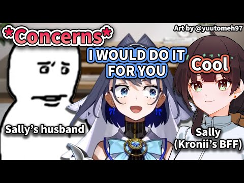 Kronii Made Sally's Husband Concerned with What She Said to His Wife