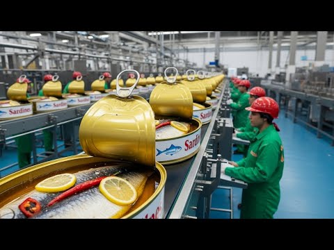 Inside the Fish Factory – Full Process How Wild Sardines Are Made