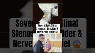Neck Spinal Stenosis, Shoulder & Nerve Pain RELIEF! Specific C3, T6 & S3 Adjustments #shorts